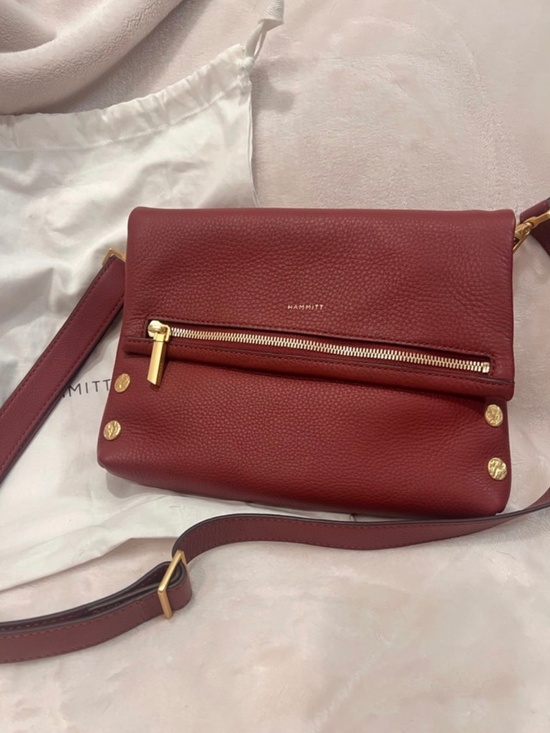 Hammitt Handbags - NWT Hammitt VIP Pomodoro Red Leather Crossbody with Gold Heirloom Hardware New